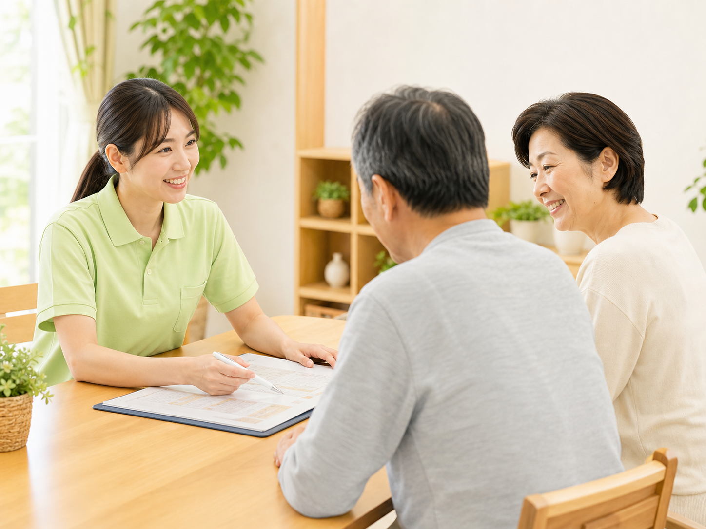 見学相談の様子